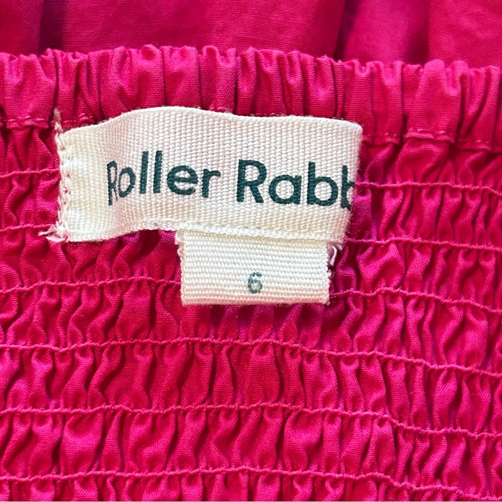 Sz6 Roller Rabbit Bright Pink Dress - Picture 7 of 8